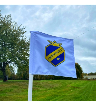 Hörnflagga Digitaltryck -Dubbelsydd. Till 30mm stolpe 2