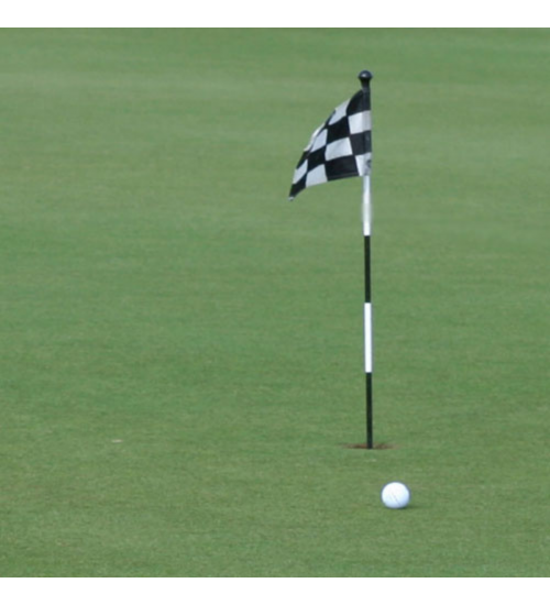 Flaggstång "Jr" SG - Svart/vit