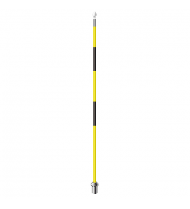 Flaggstång SG Roya. - Gul/Svart 3/2