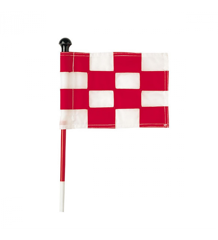 Flagga "Jr" SG - Rutig Röd/vit