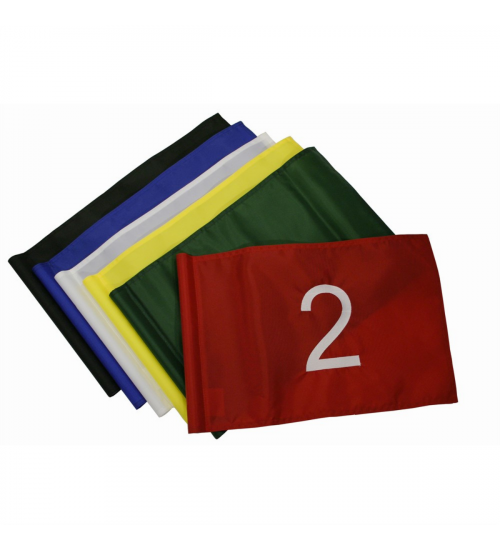 Tubflagga i nylon - Numr. 10-18 Blå