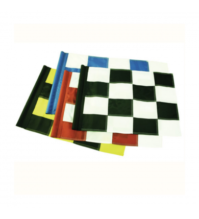 Rangeflagga XL - Rutig Svart/vit 2