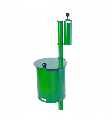 Bolltvätt & papperskorg KSAB - Grön