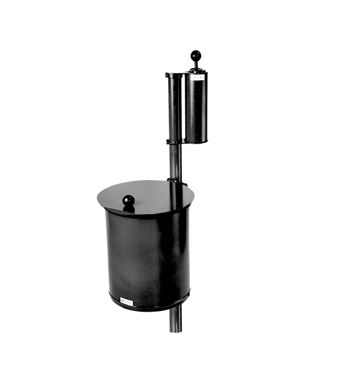 Bolltvätt & papperskorg KSAB - Svart