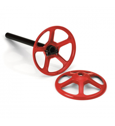 Rund Fot Par Aide - Röd