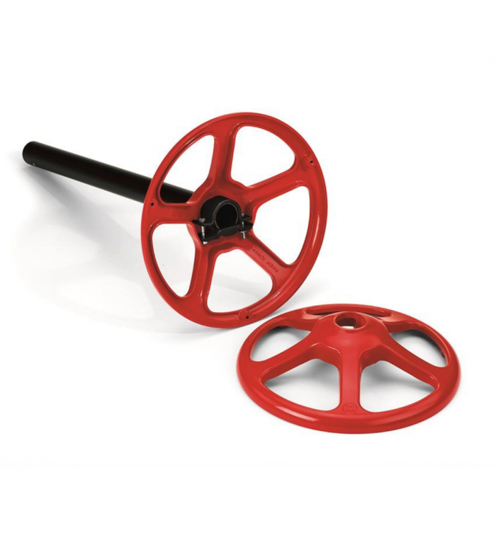 Rund Fot Par Aide - Röd