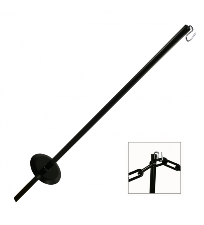 Stolpe kätting - Svart 35 cm