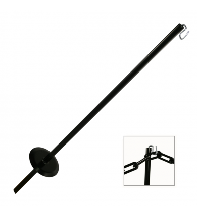 Stolpe kätting - Svart 77cm