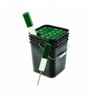 Hindersmarkering GrönVit - 25st 2