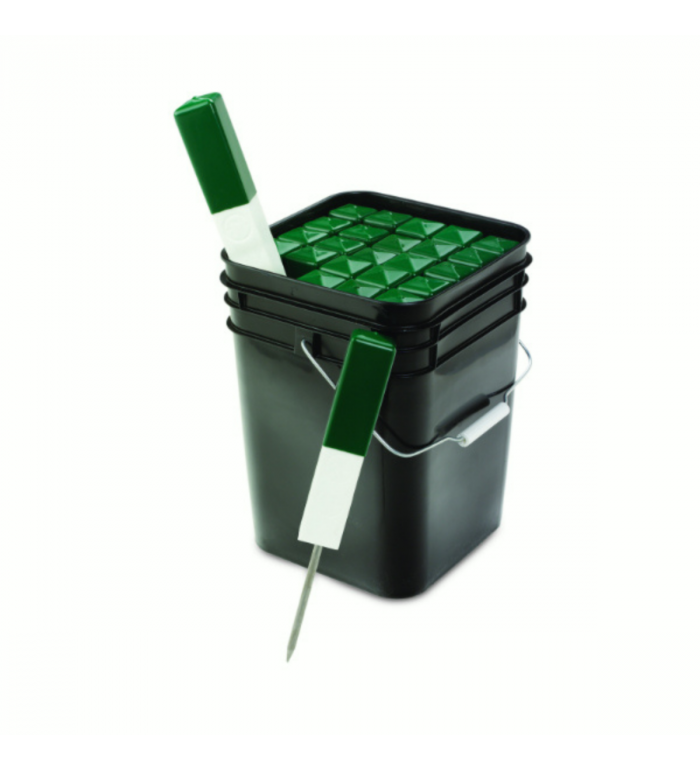 Hindersmarkering GrönVit - 25st Hindersmarkering GrönVit - 25st