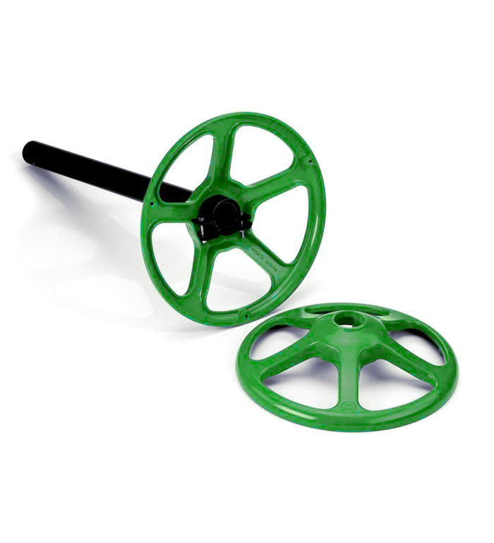 Rund Fot Par Aide - Grön