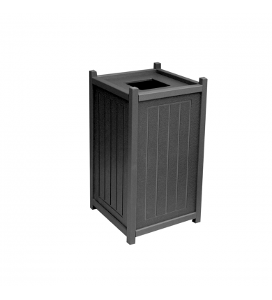 Papperskorg plast 95L - Svart