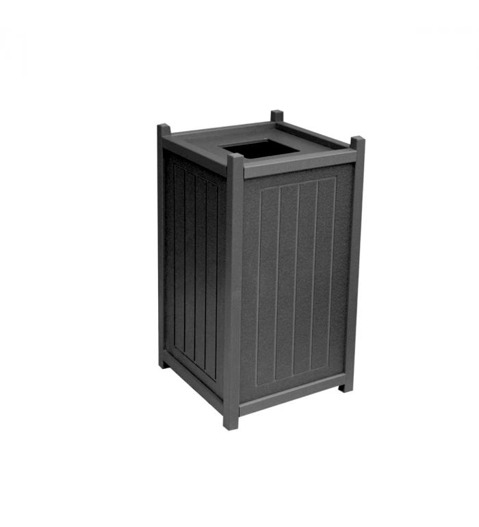 Papperskorg plast 95L - Svart