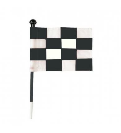 Flagga "Jr" SG - Rutig Svart/vit