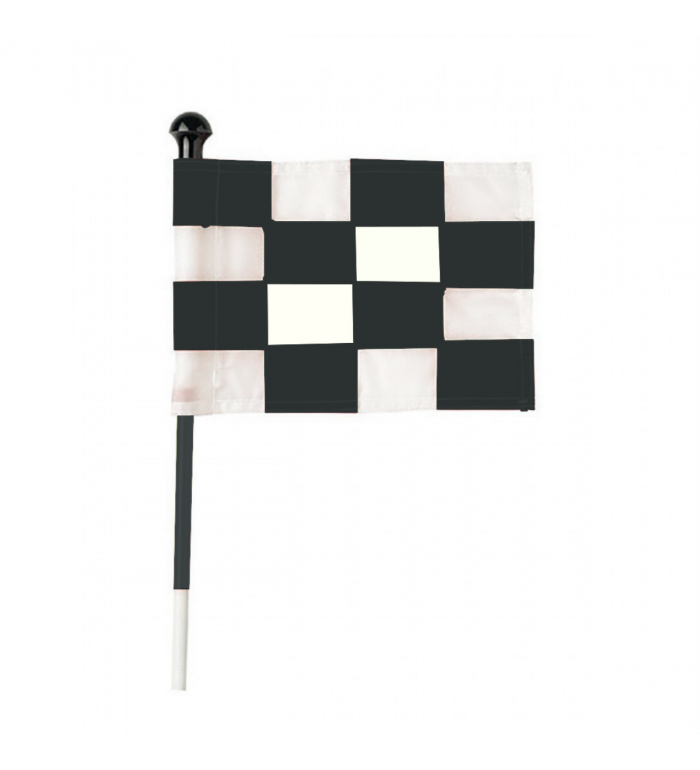 Flagga "Jr" SG - Rutig Svart/vit