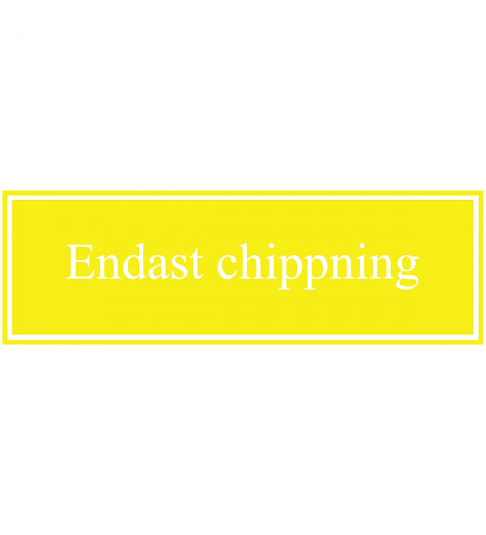 Skylt 600x160mm - Gul