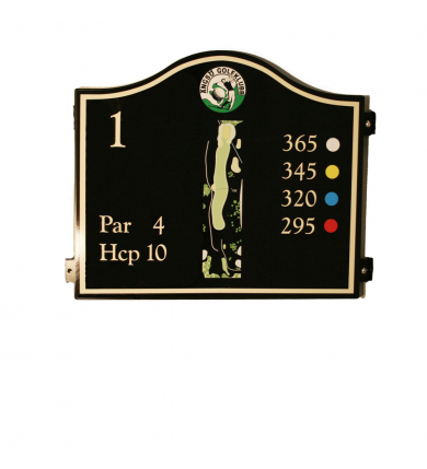 Skylt, Teeskylt Mulligans tee, tillb. - Skyltplåt, 500x430mm, otryckt