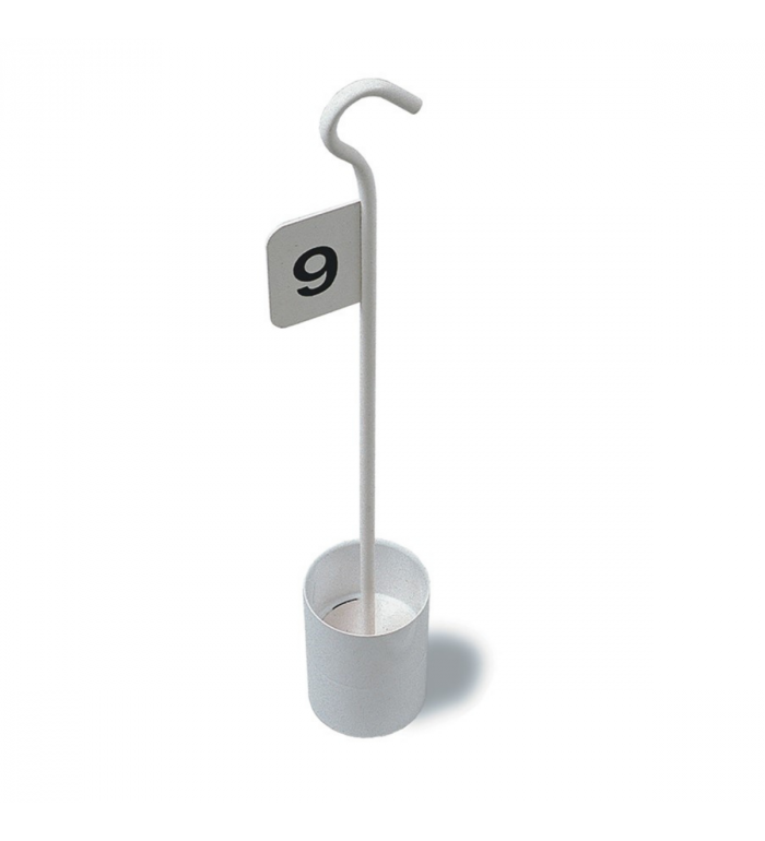 Puttinggreenflagga i stål (krok)