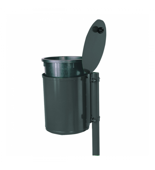 Papperskorg KSAB 35L inkl. hink. - Svart