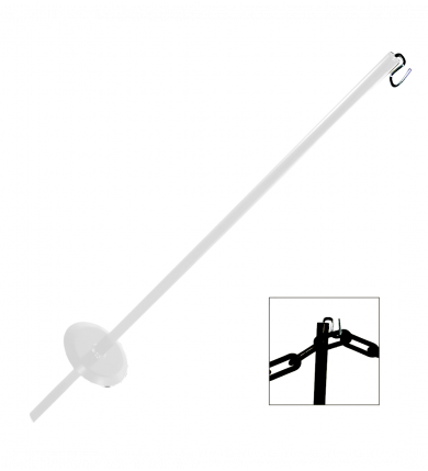 Stolpe kätting - Vit 77 cm