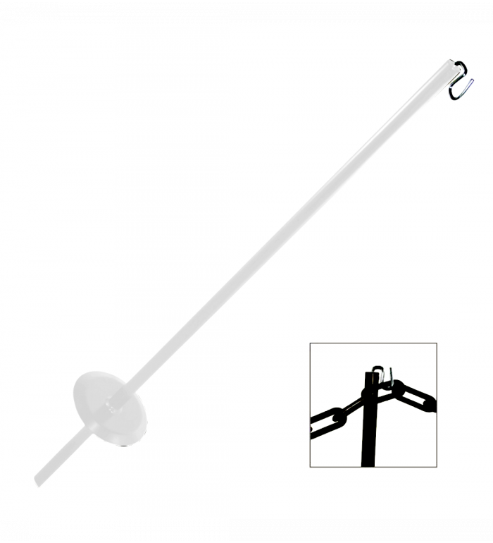 Stolpe kätting - Vit 77 cm