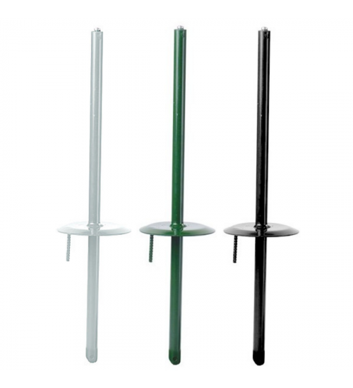 Stolpe till kantbockad 35cm - Vit