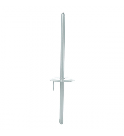 Stolpe till kantbockad 35cm - Vit