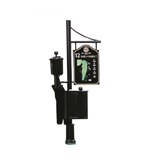 Teeskylt Castle Course för bolltvätt exl. layout
