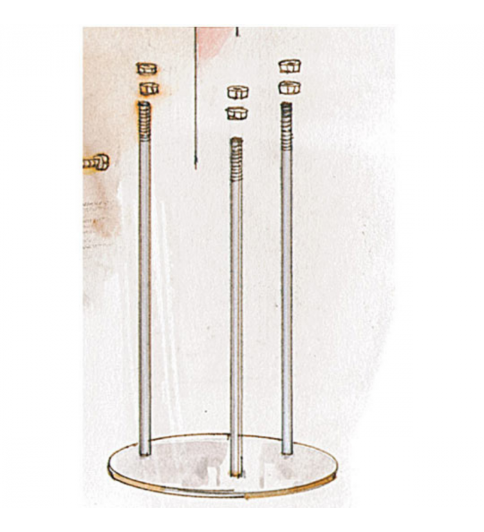 Hålborr HIO, reserv. - Piston kompl.