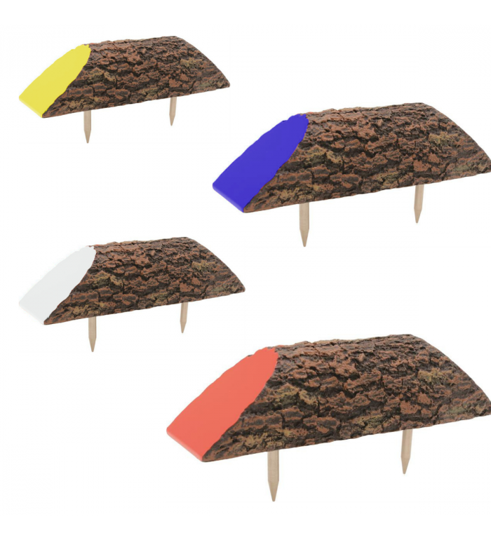 Teemarkering - Pine Branch - Blå