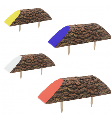 Teemarkering - Pine Branch - Vit 2