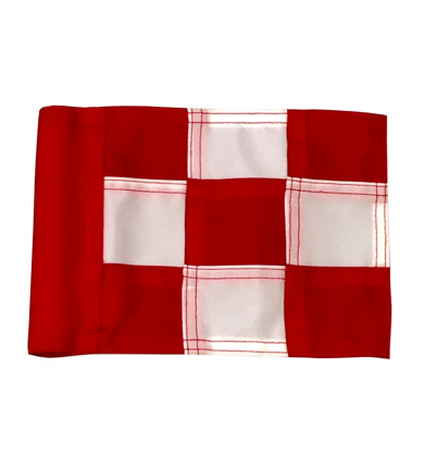 Flagga "Jr" Par Aide - Rutig Röd/vit