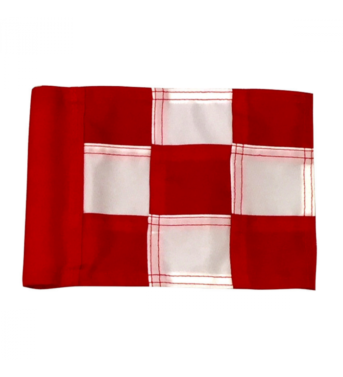 Flagga "Jr" Par Aide - Rutig Röd/vit