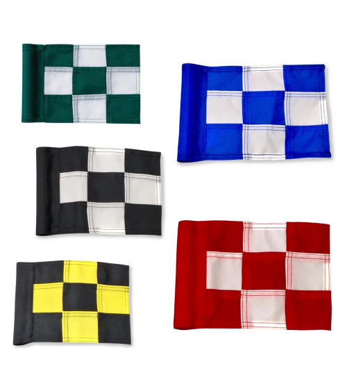 Flagga "Jr" Par Aide - Rutig Grön/vit