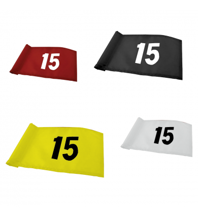 Flagga "Jr" SG - Numrerad 10-18 Svart 2