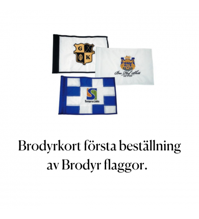 Flagga Brodyr - Brodyrkort första beställningen