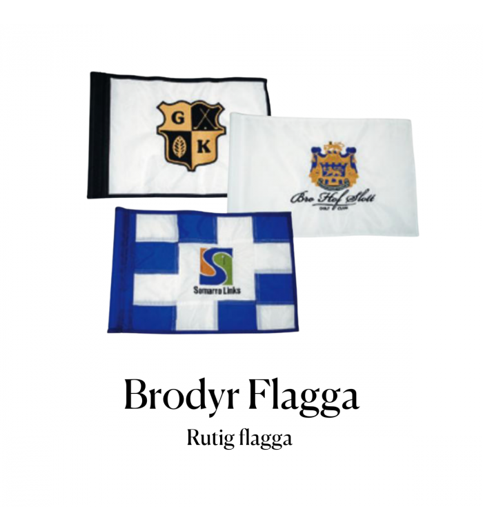 Flagga golf, Brodyr - Rutig flagga
