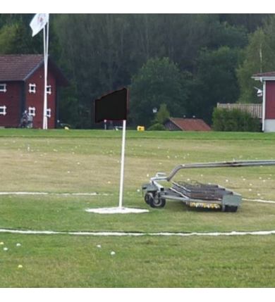 Flexflagga komplett - Svart