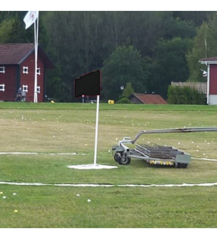 Flexflagga komplett - Svart