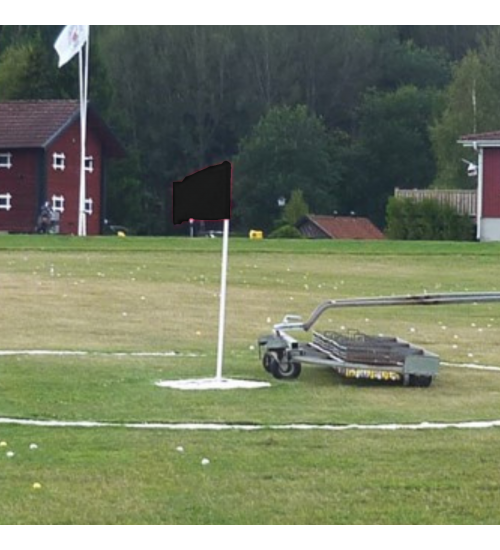 Flexflagga komplett - Svart