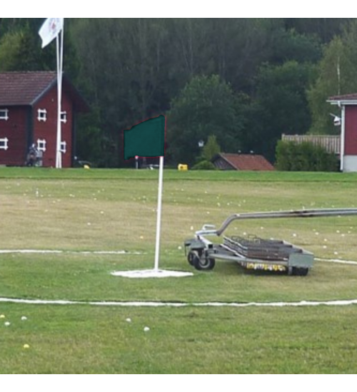 Flexflagga komplett - Grön