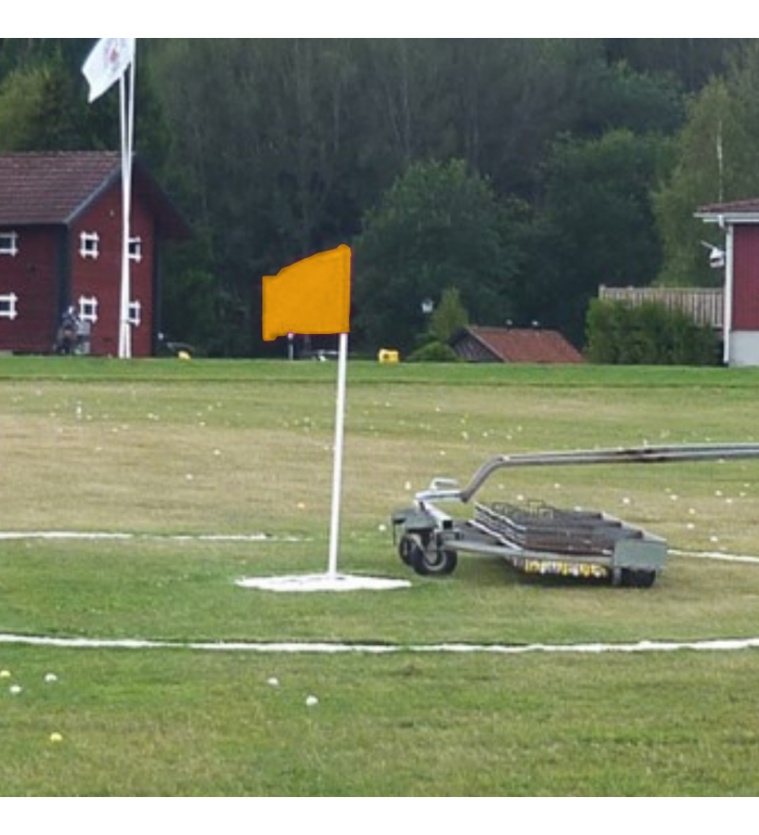 Flexflagga komplett - Orange