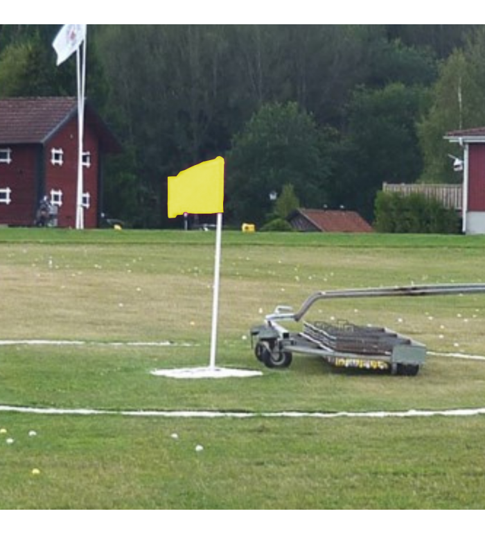 Flexflagga komplett - gul