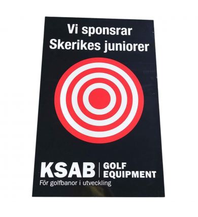 Målplåt till rangen (stationär) 1200 x 800mm, inkl tryck & plint