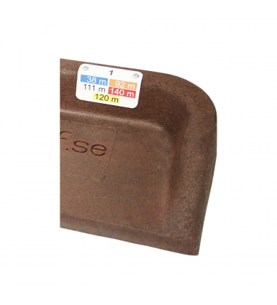 Avståndsplatta 100x40 mm, till bollmagasin, inkl tryck 2