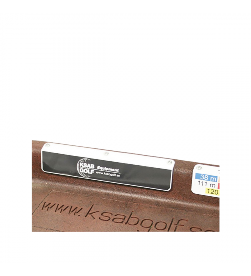 Sponsorplatta bollmagasin, 300x50mm, ex. tryck