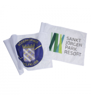 Flagga golf, Digi.tryck - Genomtryck 160 vävd polyester