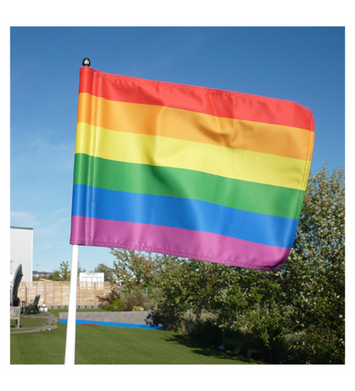 Flagga golf, Digi.tryck - Genomtryck 160 vävd polyester