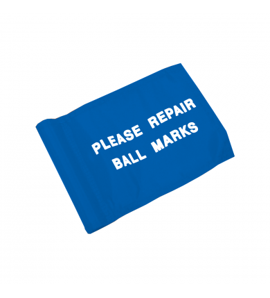 Hållägesflagga, Smal stång - Med tryck - Blå