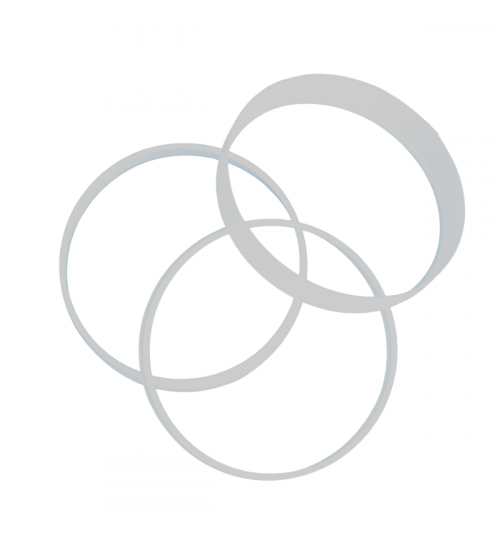 Hålkopp, tillb. Plastring för hålkoppskant / st